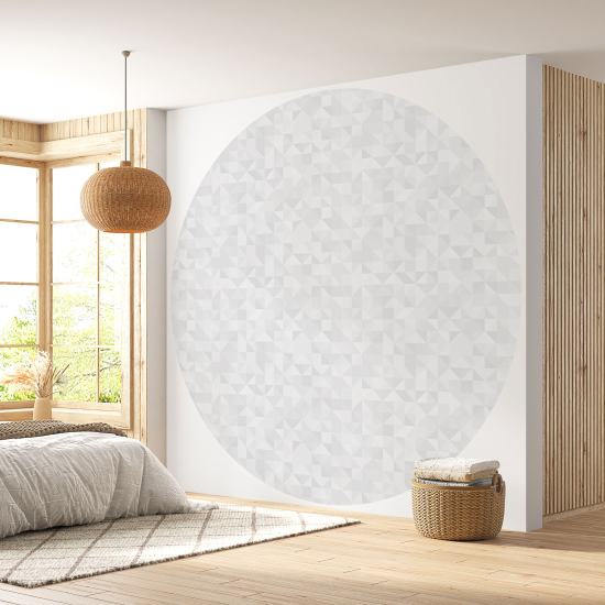 Round / Circle Wall Mural - Wallpaper - Mosaic