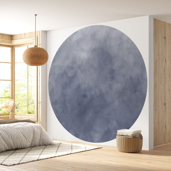 Round / Circle Wall Mural - Wallpaper - Trendy Color