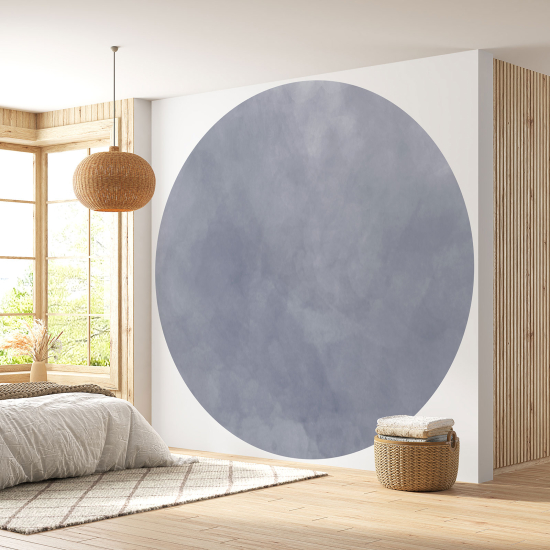 Round / Circle Wall Mural - Wallpaper - Trendy Color