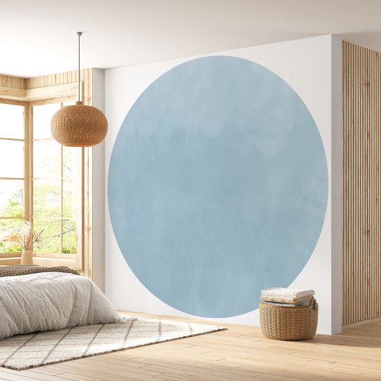 Round / Circle Wall Mural - Wallpaper - Trendy Color