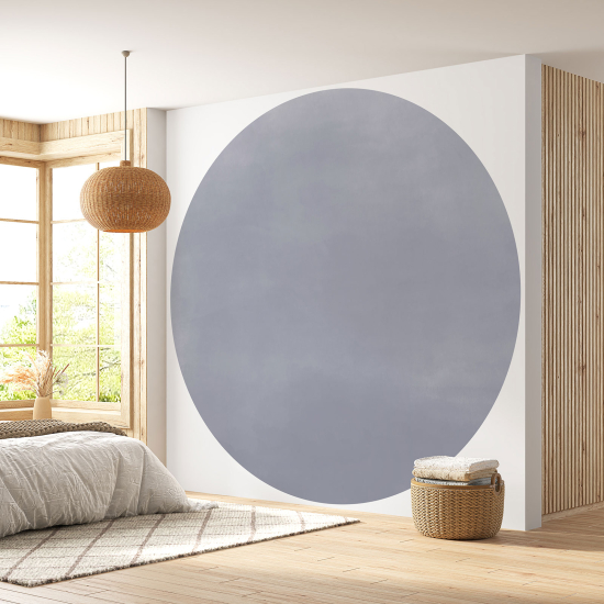 Round / Circle Wall Mural - Wallpaper - Trendy Color