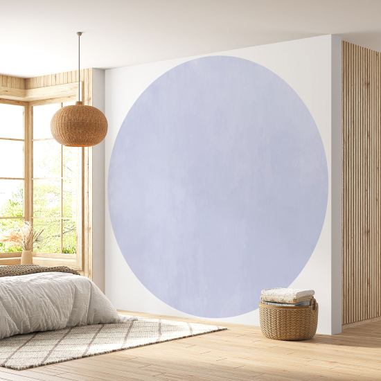 Round / Circle Wall Mural - Wallpaper - Trendy Color