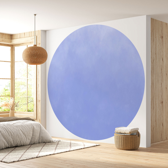 Round / Circle Wall Mural - Wallpaper - Trendy Color