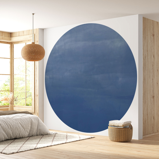 Round / Circle Wall Mural - Wallpaper - Trendy Color