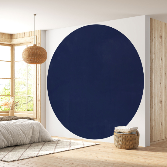 Round / Circle Wall Mural - Wallpaper - Trendy Color