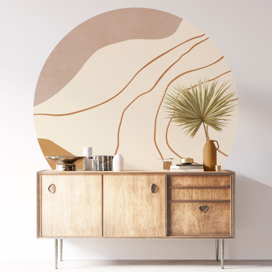 Round / Circle Wall Sticker - Boho