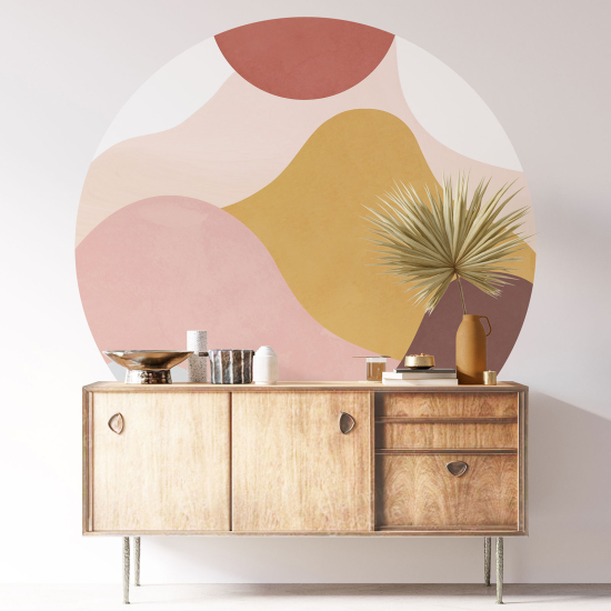 Round / Circle Wall Sticker - Boho