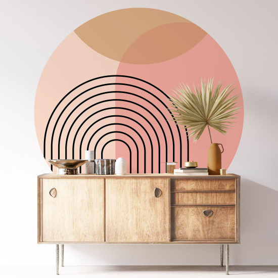 Round / Circle Wall Sticker - Boho