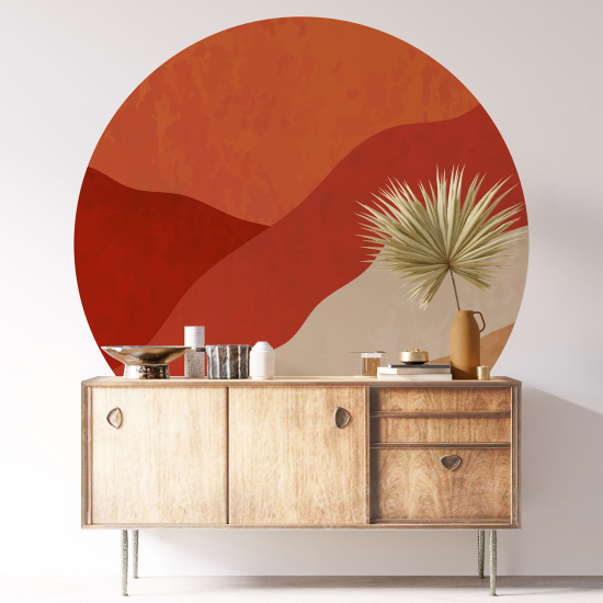 Round / Circle Wall Sticker - Modern