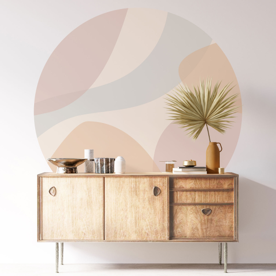 Round / Circle Wall Sticker - Modern