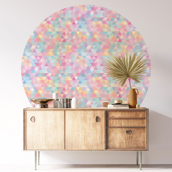 Round / Circle Wall Sticker - Mosaic