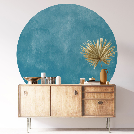 Round / Circle Wall Sticker - Trendy Color