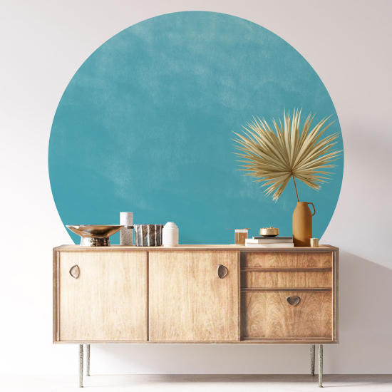 Round / Circle Wall Sticker - Trendy Color