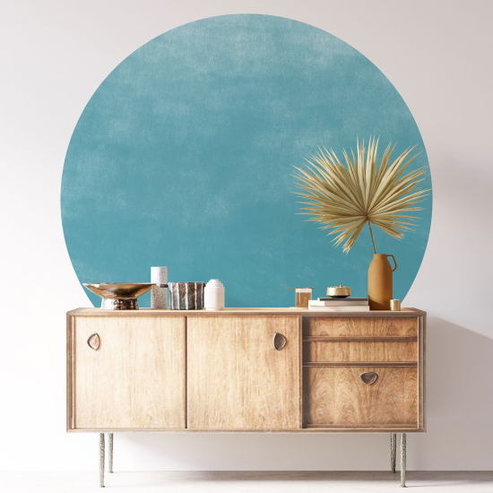 Round / Circle Wall Sticker - Trendy Color