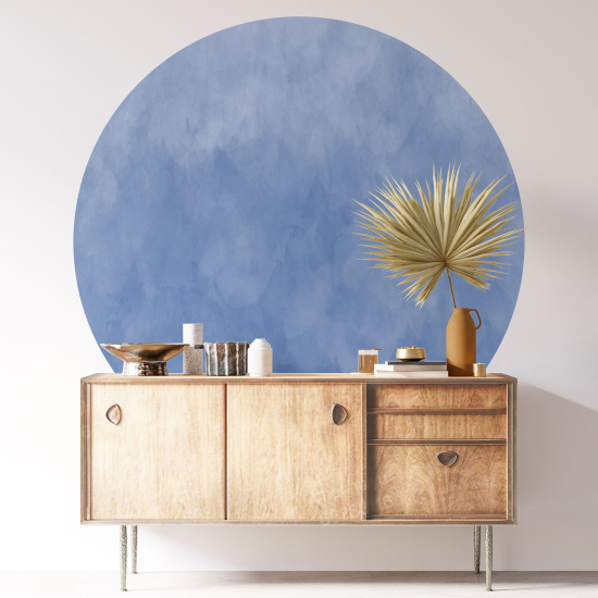 Round / Circle Wall Sticker - Trendy Color