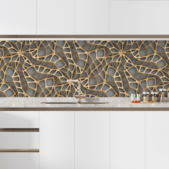 Self Adhesive Kitchen Splashback - 3D Effect Design