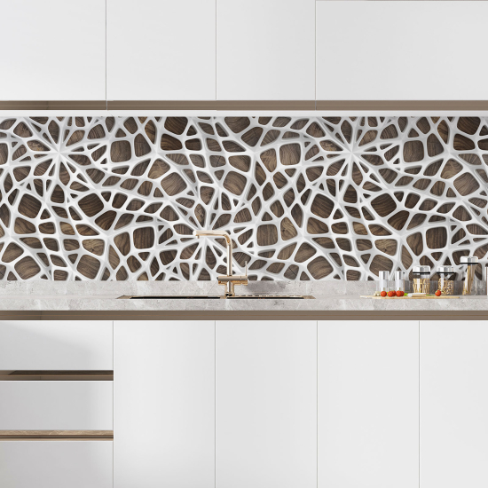 Self Adhesive Kitchen Splashback - 3D Effect Design