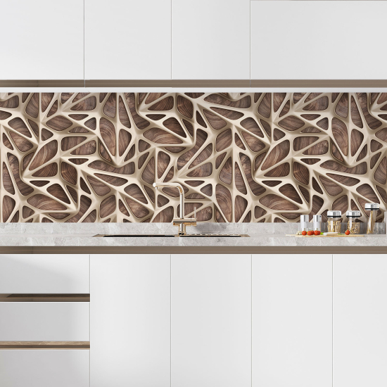 Self Adhesive Kitchen Splashback - 3D Effect Design