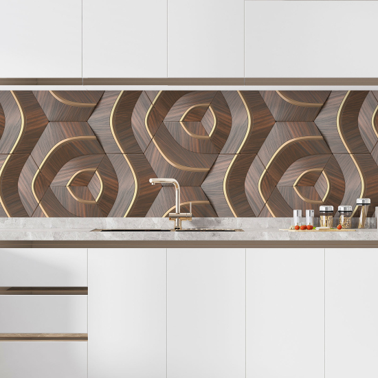 Self Adhesive Kitchen Splashback - Design