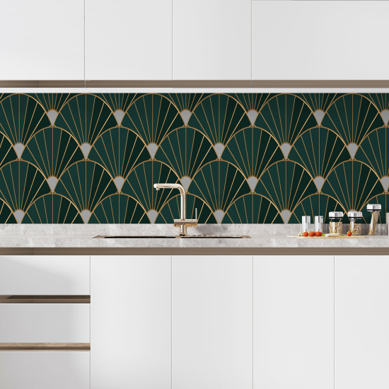 Self Adhesive Kitchen Splashback - Elegant pattern