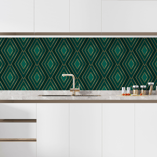 Self Adhesive Kitchen Splashback - Elegant pattern