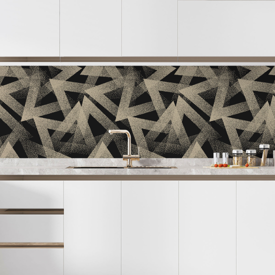 Self Adhesive Kitchen Splashback - Geometric pattern