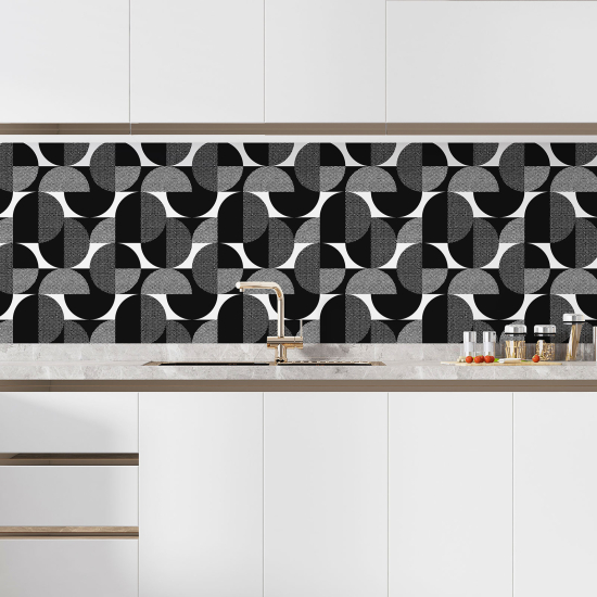 Self Adhesive Kitchen Splashback - Geometric pattern