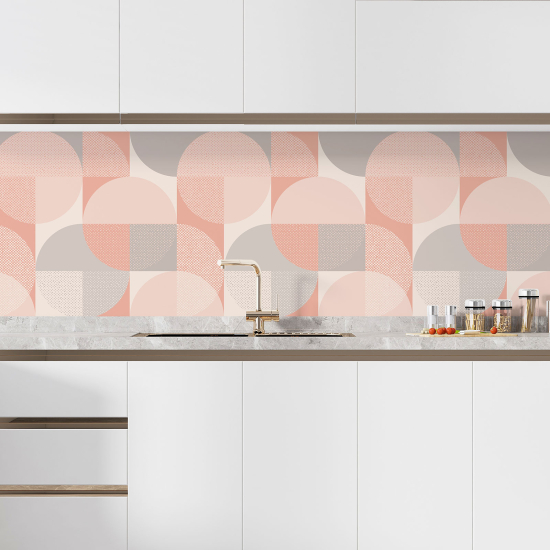 Self Adhesive Kitchen Splashback - Geometric pattern