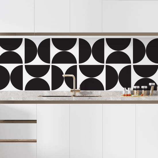 Self Adhesive Kitchen Splashback - Geometric pattern