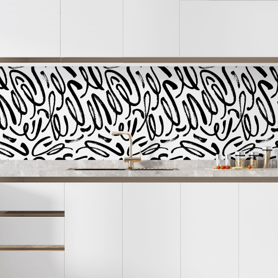 Self Adhesive Kitchen Splashback - Graphic Pattern