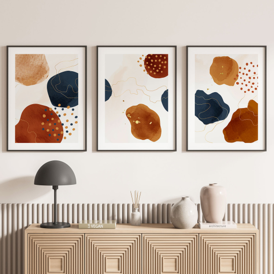 Set Of 3 Posters - Abstract