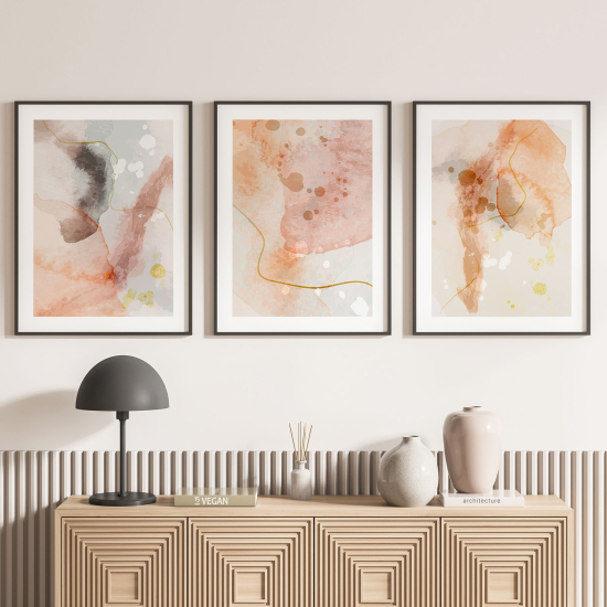 Set Of 3 Posters - Abstract