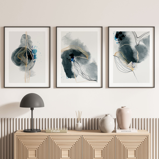 Set Of 3 Posters - Abstract