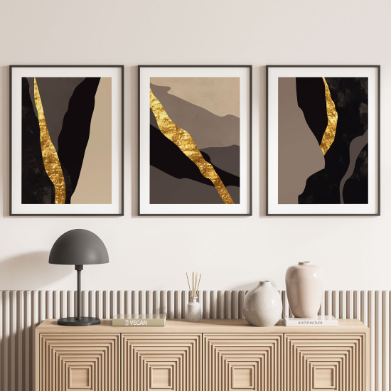 Set Of 3 Posters - Abstract