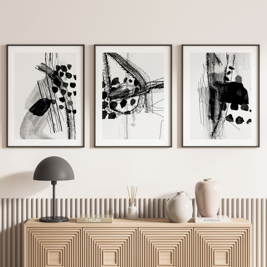 Set Of 3 Posters - Abstract