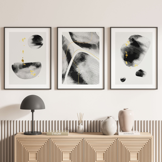 Set Of 3 Posters - Abstract