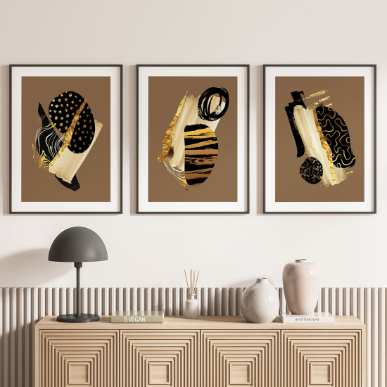 Set Of 3 Posters - Abstract