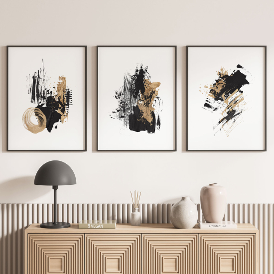 Set Of 3 Posters - Abstract