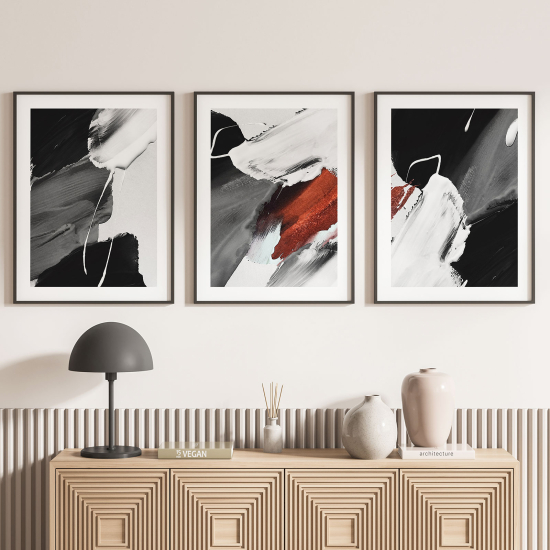 Set Of 3 Posters - Abstract