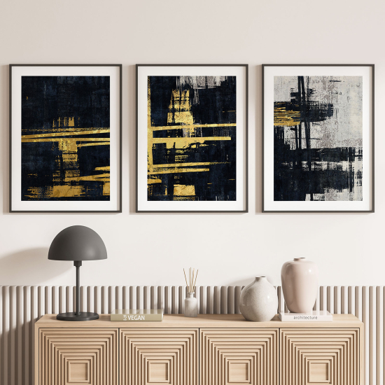 Set Of 3 Posters - Abstract