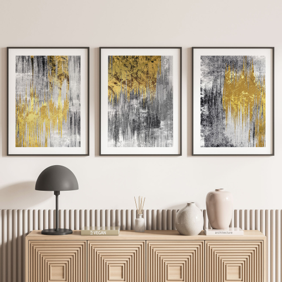 Set Of 3 Posters - Abstract