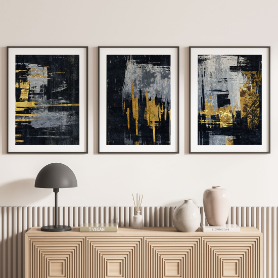 Set Of 3 Posters - Abstract