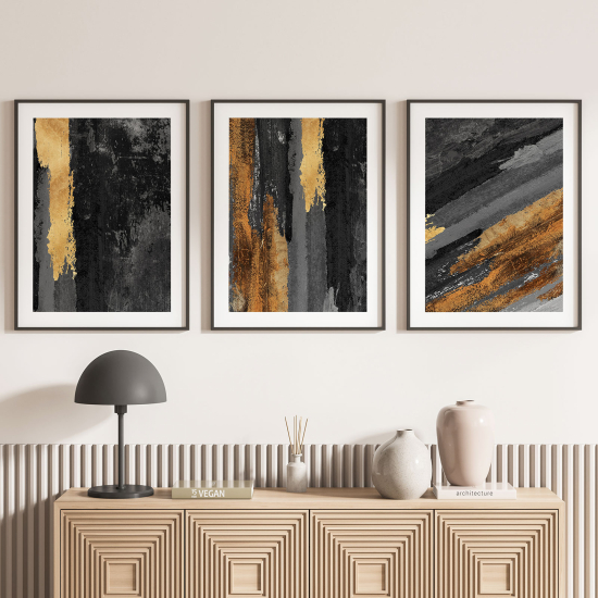 Set Of 3 Posters - Abstract