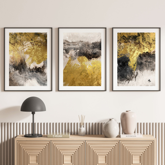 Set Of 3 Posters - Abstract