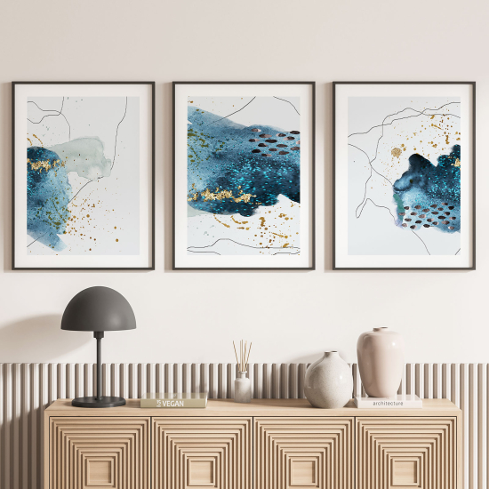 Set Of 3 Posters - Abstract