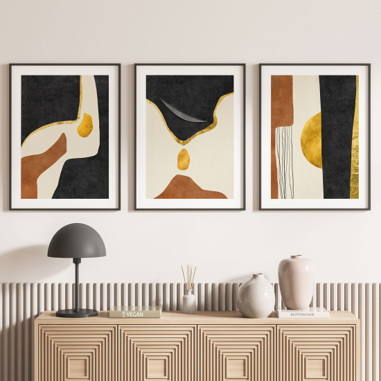 Set Of 3 Posters - Abstract