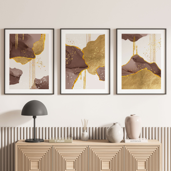 Set Of 3 Posters - Abstract