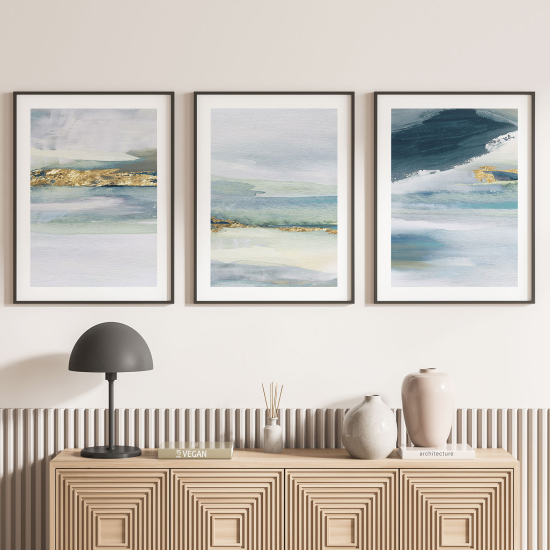 Set Of 3 Posters - Abstract Landscape