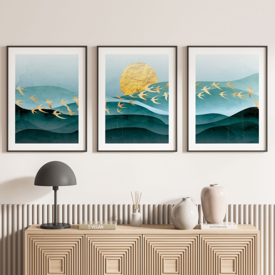 Set Of 3 Posters - Birds