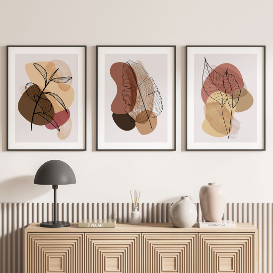 Set Of 3 Posters - Boho